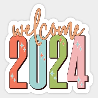 Welcome 2024 Sticker